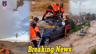 Breaking News Spain floods video majorca costa blanca europe weather heatwave [upl. by Largent]