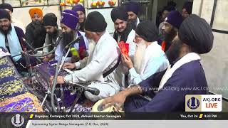 013 Dayalpur 24Oct2024 ThuEve Akhand Keertan Bhai Kuldeep Singh Jee Phagwara [upl. by Cristal]