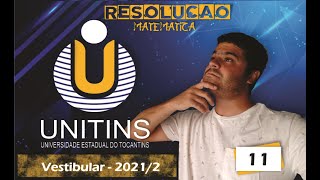 Questão 11  UNITINS 20212 Augustinópolis [upl. by Hasila]