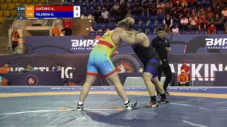 Qual GR  130 kg A SAVENKO KAZ v O YILDIRIM TUR [upl. by Nnylsor140]