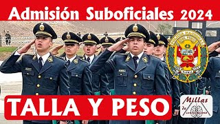 Admisión PNP TALLA y PESO EESTP 2024 [upl. by Harobed]