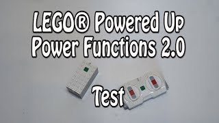 Test LEGO Power Functions 20 Powered Up im Review 2018 [upl. by Inhsor511]