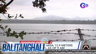 La Mesa dam overflows as the water level exceeded the 8015m spilling level  Balitanghali [upl. by Conn521]