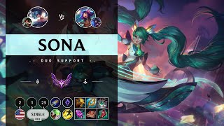 Sona Support vs Neeko  NA Master Patch 1410 [upl. by Ahsi]