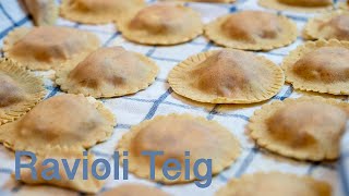 Ravioliteig  original italienische Pasta einfach zuhause selber machen [upl. by Gladi]