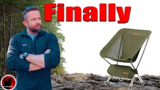 An Ultralight Chair That You Can ACTUALLY Afford  NatureHike Folding Camp Chair [upl. by Landon95]