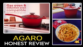 आज मैंने बनाया Red Sauce Pasta Agaro Cast Iron Saucepan में  Best Cast Iron Saucepan Review Agaro [upl. by Callas]