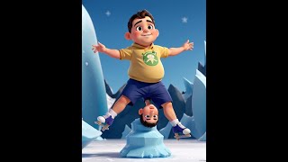 Mansour series Episode 17 ice skating  A reckless child gets his friends into big trouble [upl. by Adai]