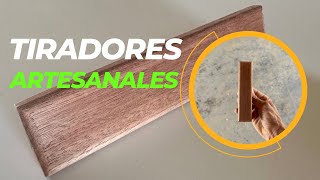 Como hacer tiradores de madera artesanales Tutorial de carpinteria paso a paso [upl. by Svirad513]