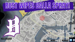 RUST SUCCESSFULLY WIPE BALLAS SPRAY RUST VS BALLAS WAR DAY 4 [upl. by Herby]