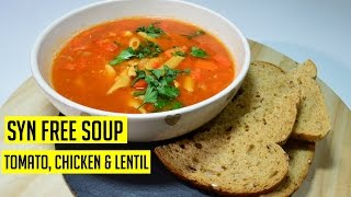 Slimming World Chicken Tomato Soup Recipe  Indian Recipes  Cook with Anisa [upl. by Dleifniw732]