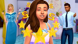 I forced my sim to be a child star  Can she meet her parents’ expectations  Sims 4 fame [upl. by Eelatan30]