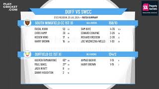 Duffield CC 1st XI v South Wingfield CC 1st XI [upl. by Bollinger]