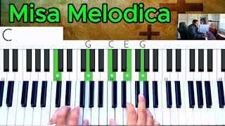 Misa MelodicaSanto Cordero de Dios Piano Tutorial [upl. by Belford233]