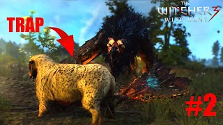 Unbelievable Griffin takedown using Trap in Witcher 3 griffin witcher3 [upl. by Enerak]