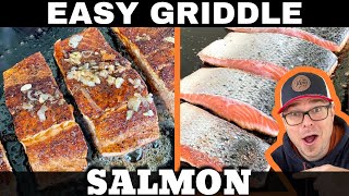 Salmon on the Griddle  Healthy Griddle Recipe [upl. by Evilc92]