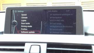 Updating BMW 2012 F30 iDrive Software [upl. by Armbruster]