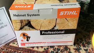 Stihl Professional Helmet Kit Unboxing [upl. by Nazar]