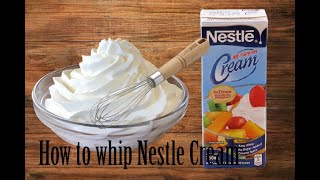 How to whip NESTLE CREAM EASY [upl. by Christal]