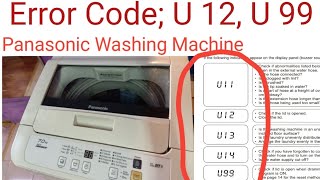 Panasonic Washing Machine error NAF70S7 [upl. by Caruso]