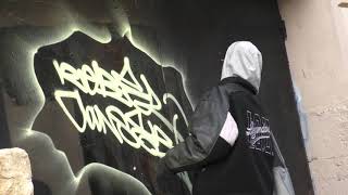 GraffitiStreet taggingHandstyle Rebel Style [upl. by Ennovehc]