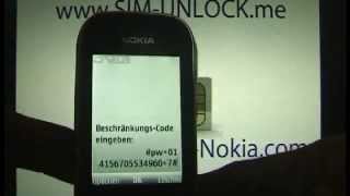 UNLOCKING NOKIA 3720 Classic wwwSIMUNLOCKme How to Unlock 3720c BY CODE Handy entsperren [upl. by Hnirt]