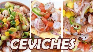 3 RECETAS de CEVICHE Para Lucirse  TOQUE Y SAZÓN [upl. by Anuahc]