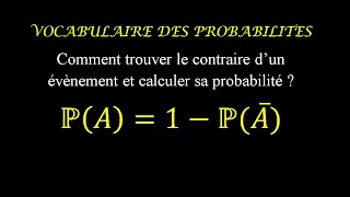 introduction au vocabulaire des probabilité [upl. by Vaios]