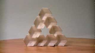 3d Printed Penrose Triangle [upl. by Fernandes353]