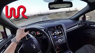 2017 Ford Fusion Sport  POV Test Drive Binaural Audio [upl. by Esinyt933]