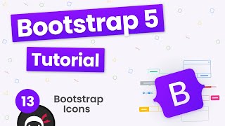 Bootstrap 5 Crash Course Tutorial 13  Bootstrap Icons [upl. by Bennion862]