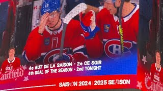 Montreal Canadiens 202425 Goal Horn LIVE At Bell Centre [upl. by Sisto]