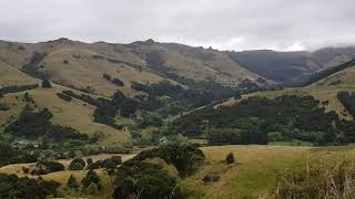 HIGHLIGHTS View  DRIVING from CHRISTCHURCH to AKAROA New Zealand w RELAXING MUSIC  JUPAO FILMS [upl. by Eemla574]