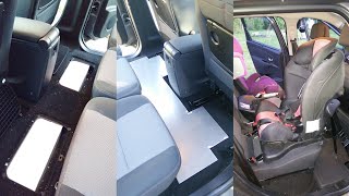 How to mount 3 ISOFIX child seats in a Renault Scénic Underfloor storage fix [upl. by Rufena]