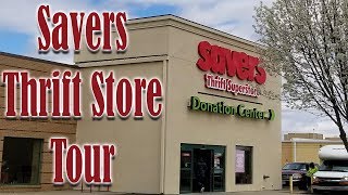 Savers Thrift Store Tour April 2018 for an Amazon  Ebay Reseller [upl. by Asiole]