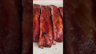 Ribs on the pit boss vertical smoker 2 [upl. by Latashia]