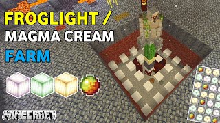 Simple Froglight farm in Minecraft pe 119  Magma cream farm mcpe119 mcpebedrock [upl. by Hymie]