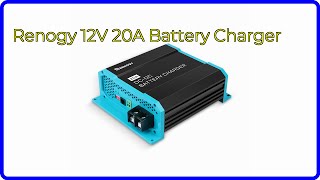 REVIEW 2024 Renogy 12V 20A Battery Charger ESSENTIAL details [upl. by Eustis]