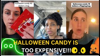 TikTok Rants On Inflation Making Halloween Candy Being So ExpensiveOver Priced And Under Portioned [upl. by Eirlav194]