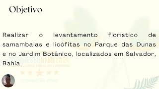 Levantamento Florístico de Samambaias e Licófitas para duas áreas de proteção em Salvador Bahia [upl. by Pennie143]