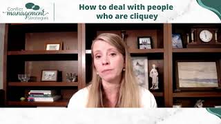 How to deal with people who are cliquey [upl. by Shamus]