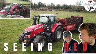 SCHÄFFER 8620T GOES SPREADING DUNG  BRO amp quotHIS TRACTORquot [upl. by Lust]