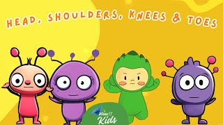 Head Shoulders Knees amp Toes 🎶  Songs amp Nursery Rhymes For Kids  Sing Along With WowKids [upl. by Eniamirt]