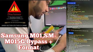 Samsung M01SMM015G Format  Frp bypass  unlock tool by AlphaFixer [upl. by Zadack]