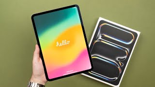 M4 iPad Pro 11 inch 2024 Unboxing actually worth it [upl. by Akire]