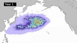 Japan Tsunami debris tracked across Pacific Ocean [upl. by Egon]