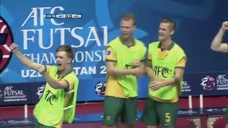 QATAR v AUSTRALIA AFC Futsal Championship 2016 Group Stage [upl. by Arlan526]