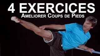 4 exercices pour améliorer tes coups de pieds  KARATE [upl. by Bing]