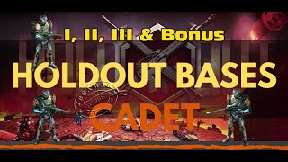 War Commander  Holdout  Cadet  Base IIIIII amp Bonus [upl. by Ollie237]