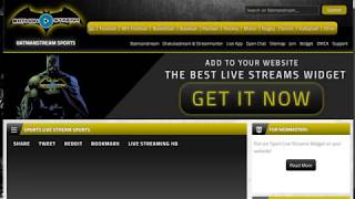 BatManStream How To Stream Live Sports Matches [upl. by Odnumde]